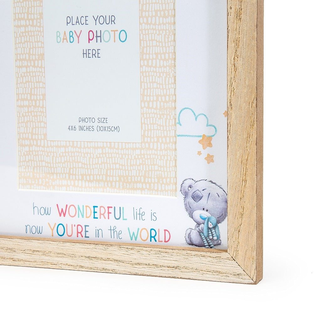 Tiny Tatty Teddy Photo Frame - Bump, Scan & Baby