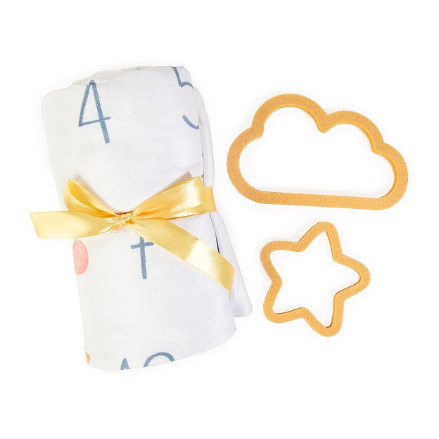 Tiny Tatty Teddy Baby Milestone Blanket