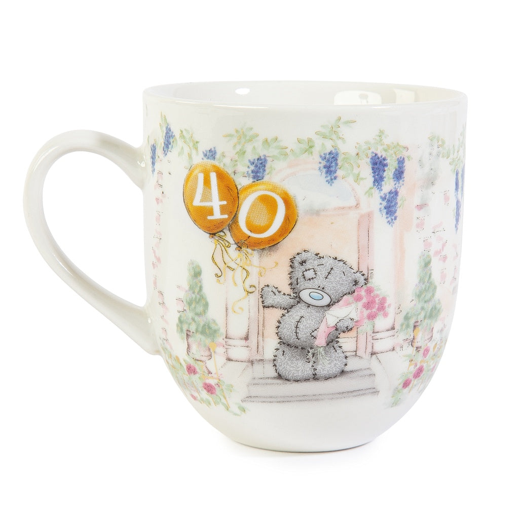M2U Teddy 40th Birthday Mug
