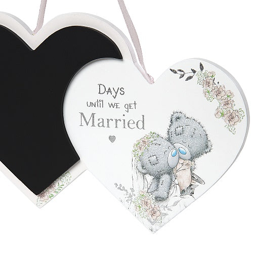 Tatty Teddy Wedding Countdown Plaque