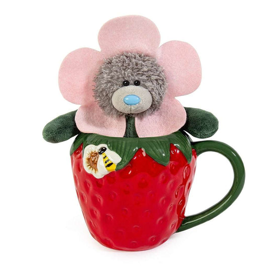 M2U Strawberry Mug & Flower Teddy