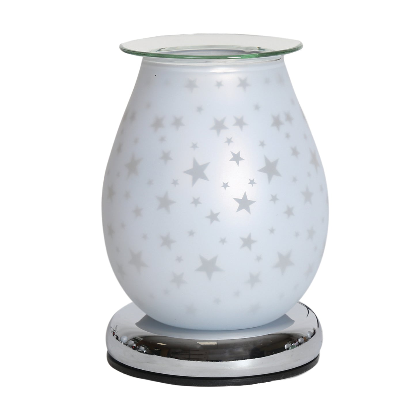 White Satin Electric Burner - Stars