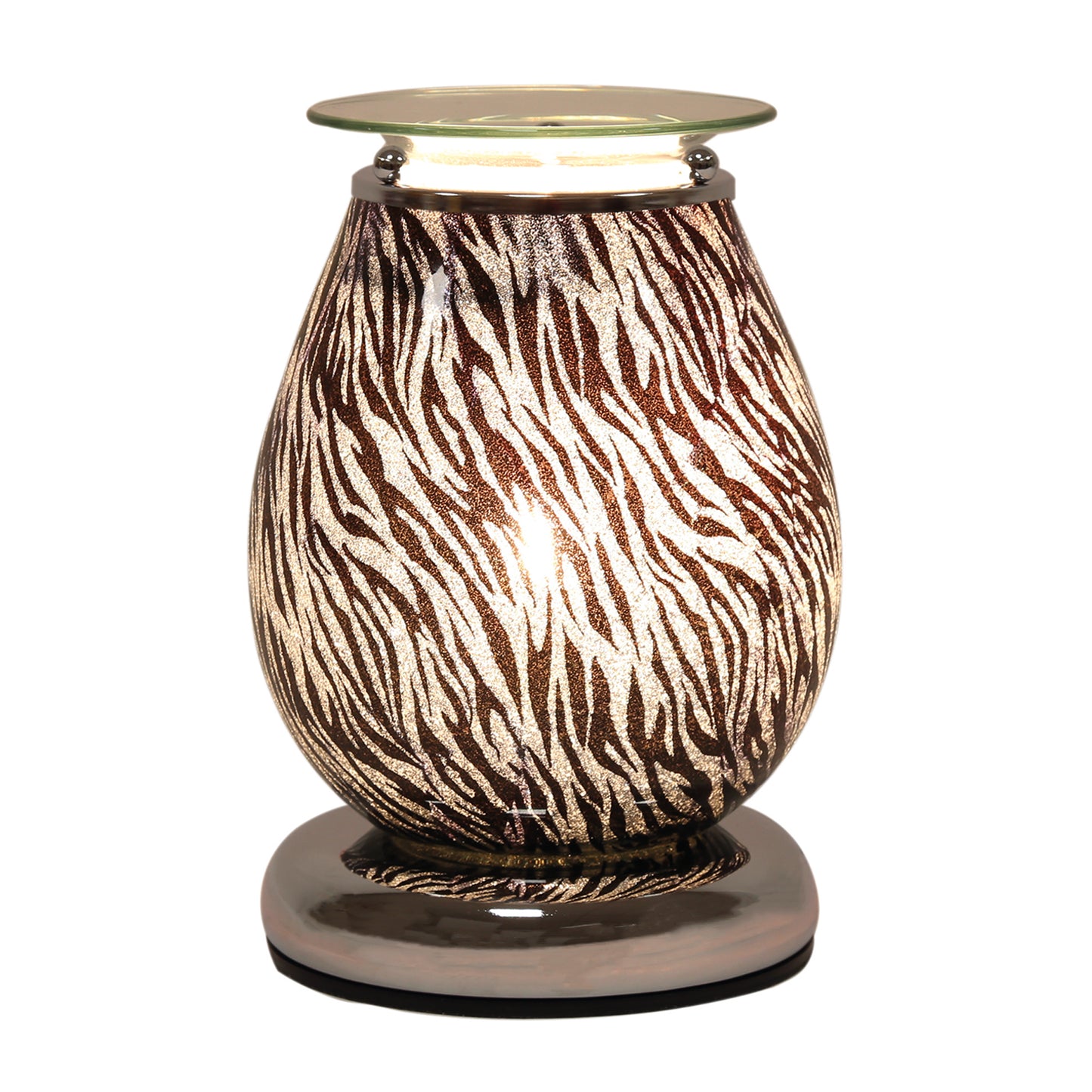 AR Eburn Oval Zebra Print