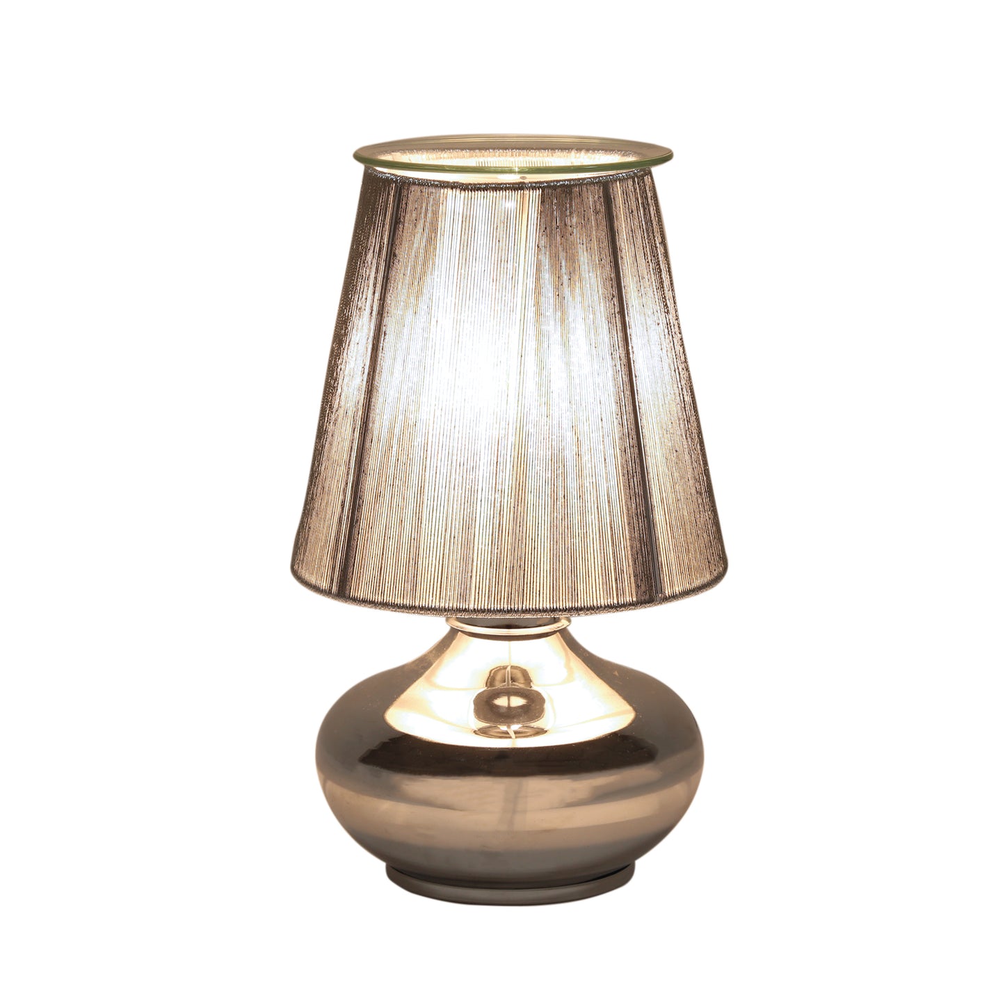 AR Eburn Silver Voile Lamp