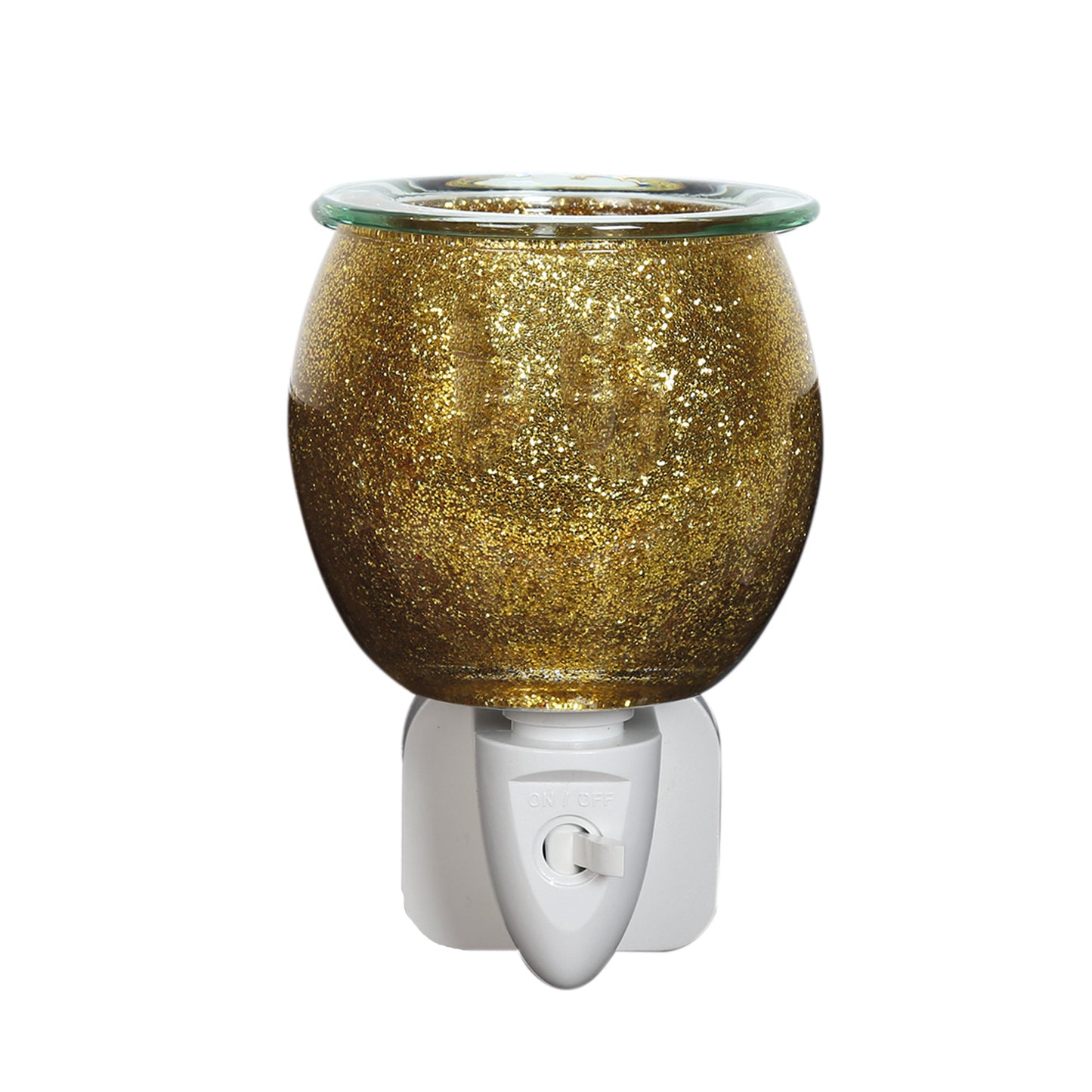 Plug In Sparkle Wax Warmer - Gold