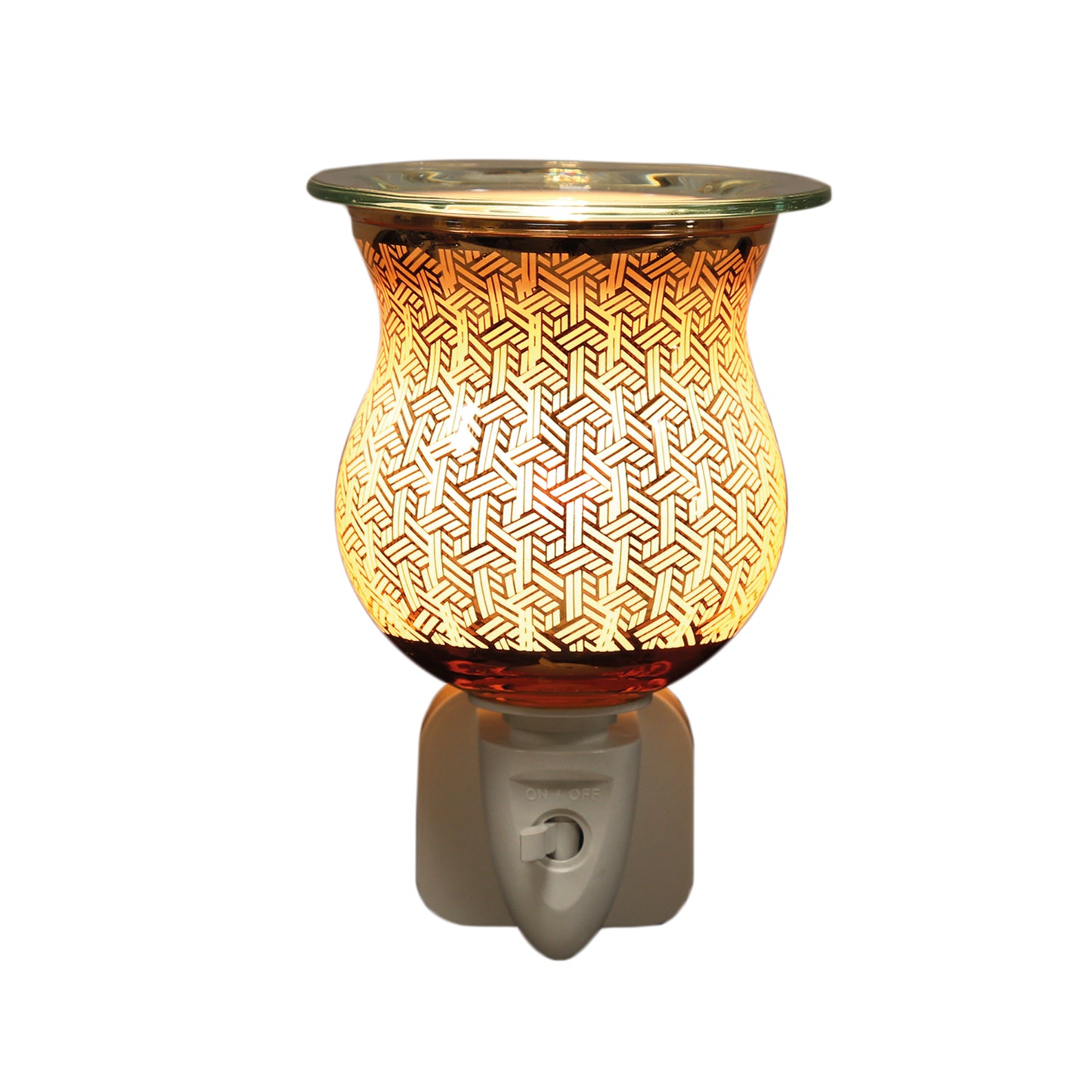 Plug In Copper Wax Warmer - Knit