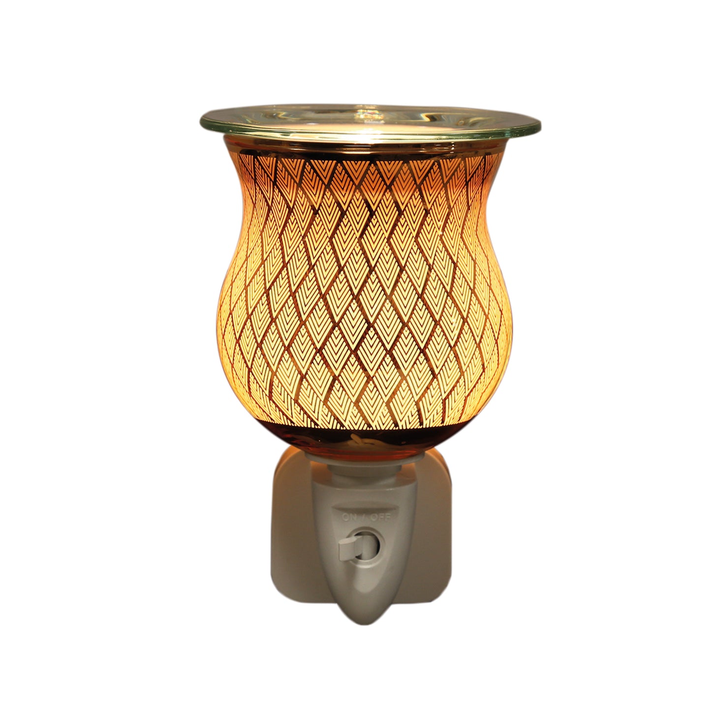 Plug In Copper Wax Warmer - Diamond