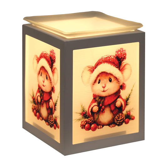 Electric Melter Xmas Mouse 14cm