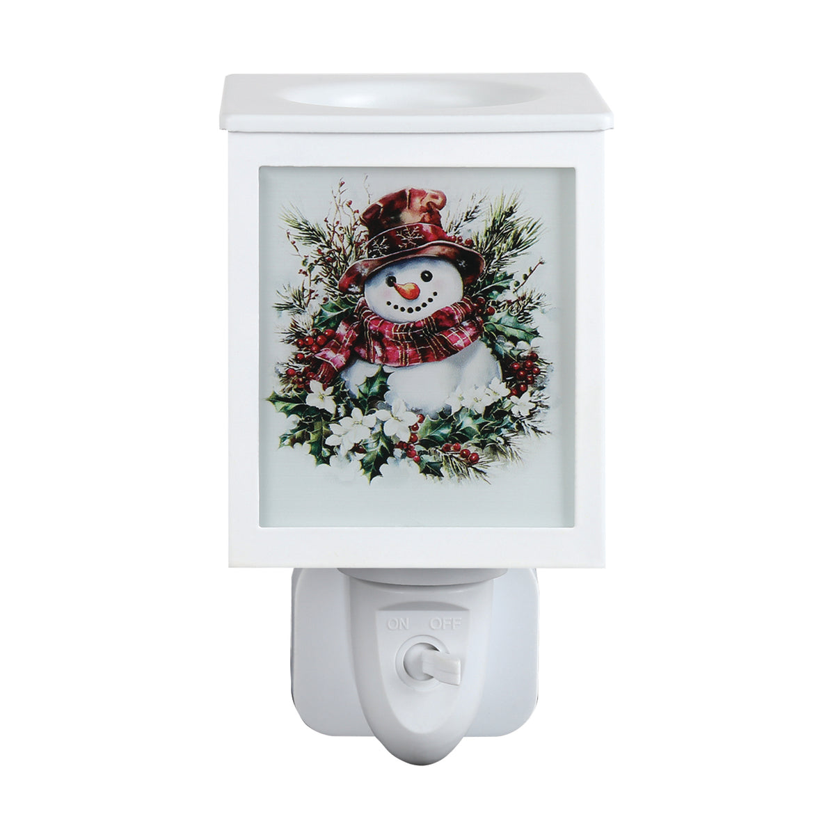 Plug In Wax Melter Xmas Snowman 14cm