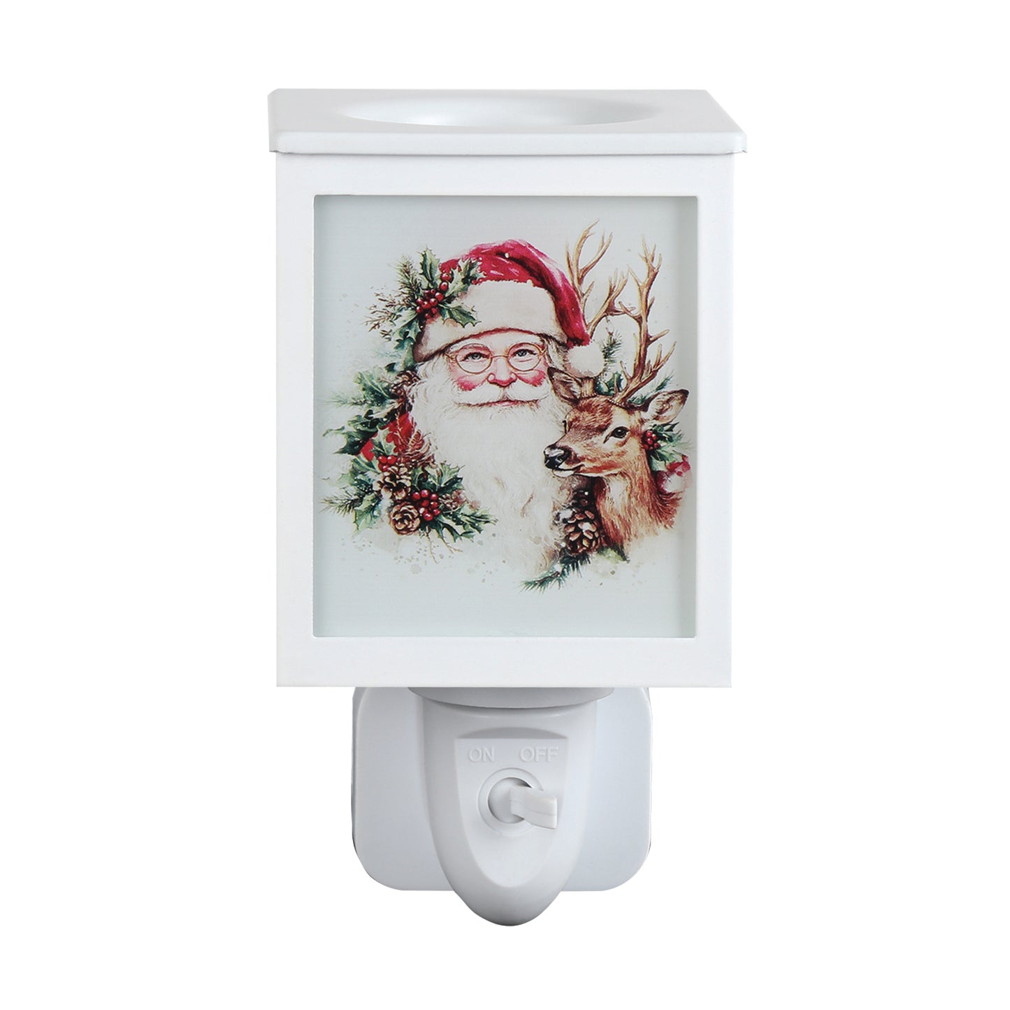 Plug In Wax Melter Xmas Santa 14cm