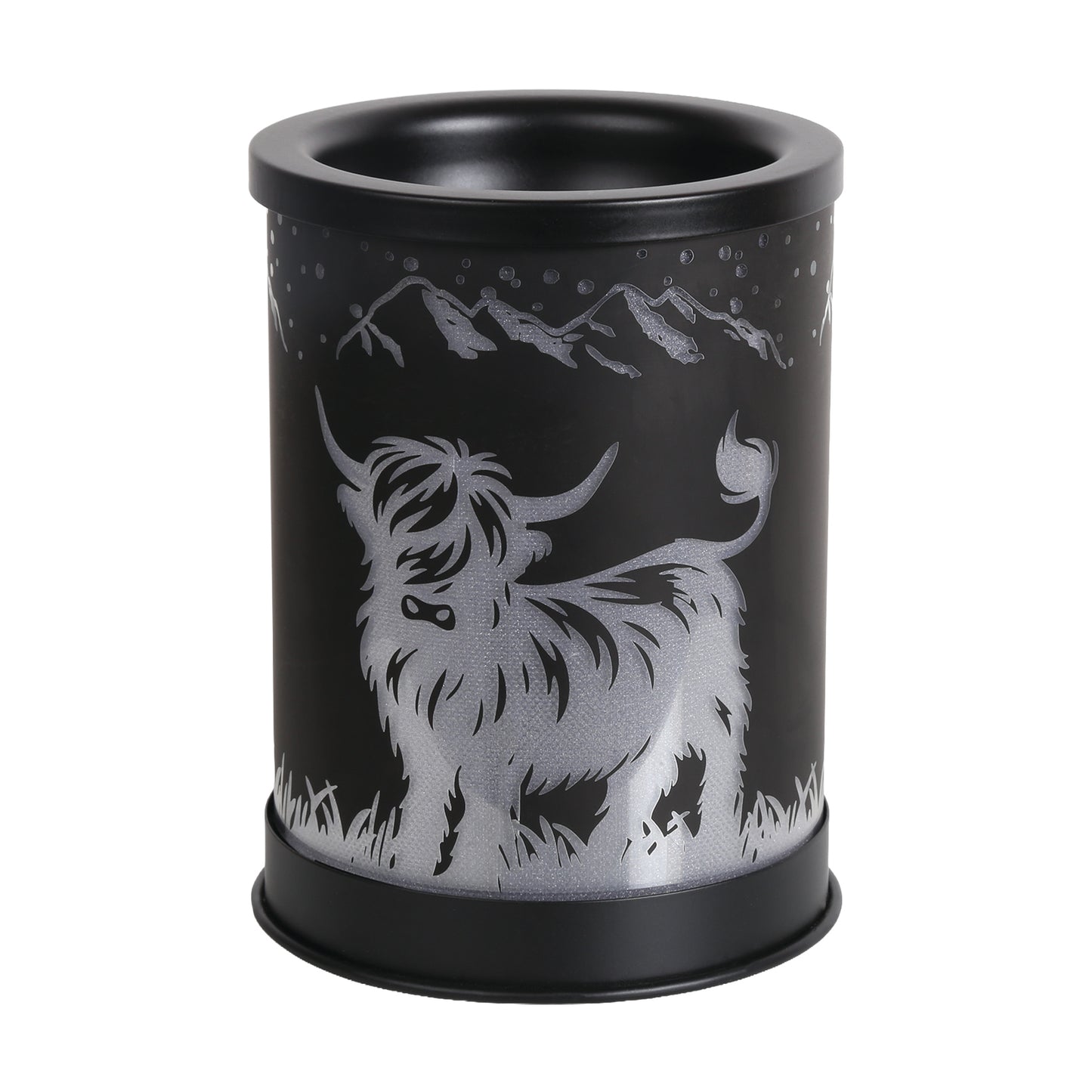 Electric Melter Silhouette Highland Cow 15cm