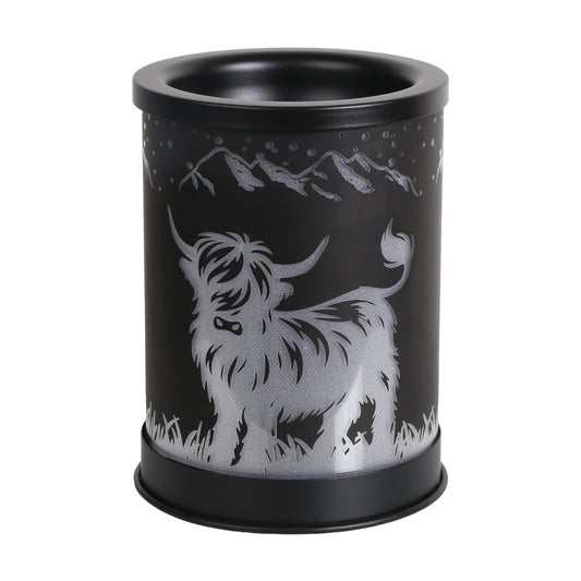 Electric Melter Silhouette Highland Cow 15cm