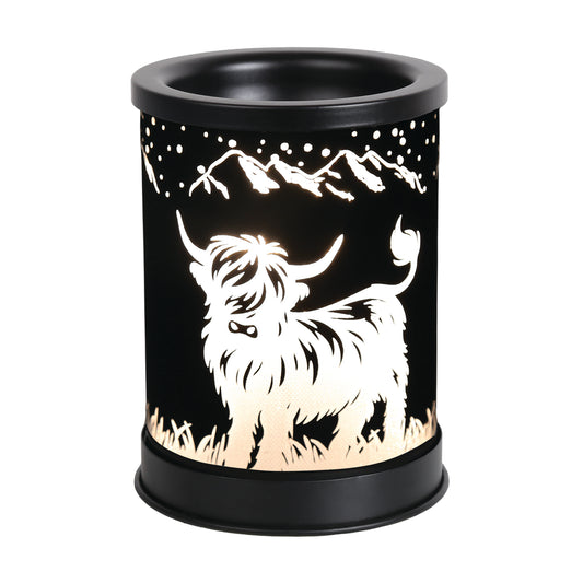 Electric Melter Silhouette Highland Cow 15cm