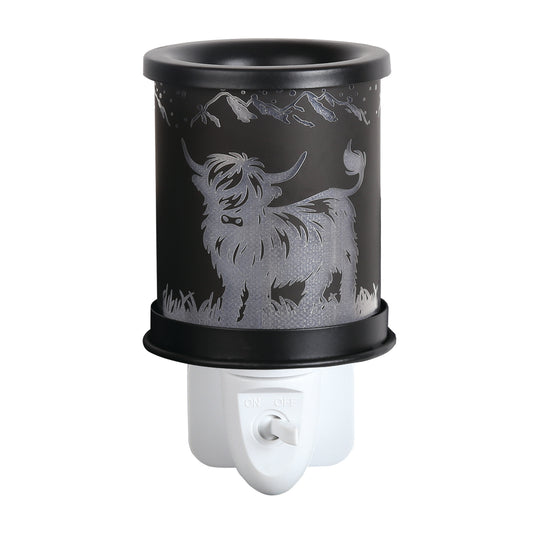 Plug In Wax Melter Silhouette Highland 13cm