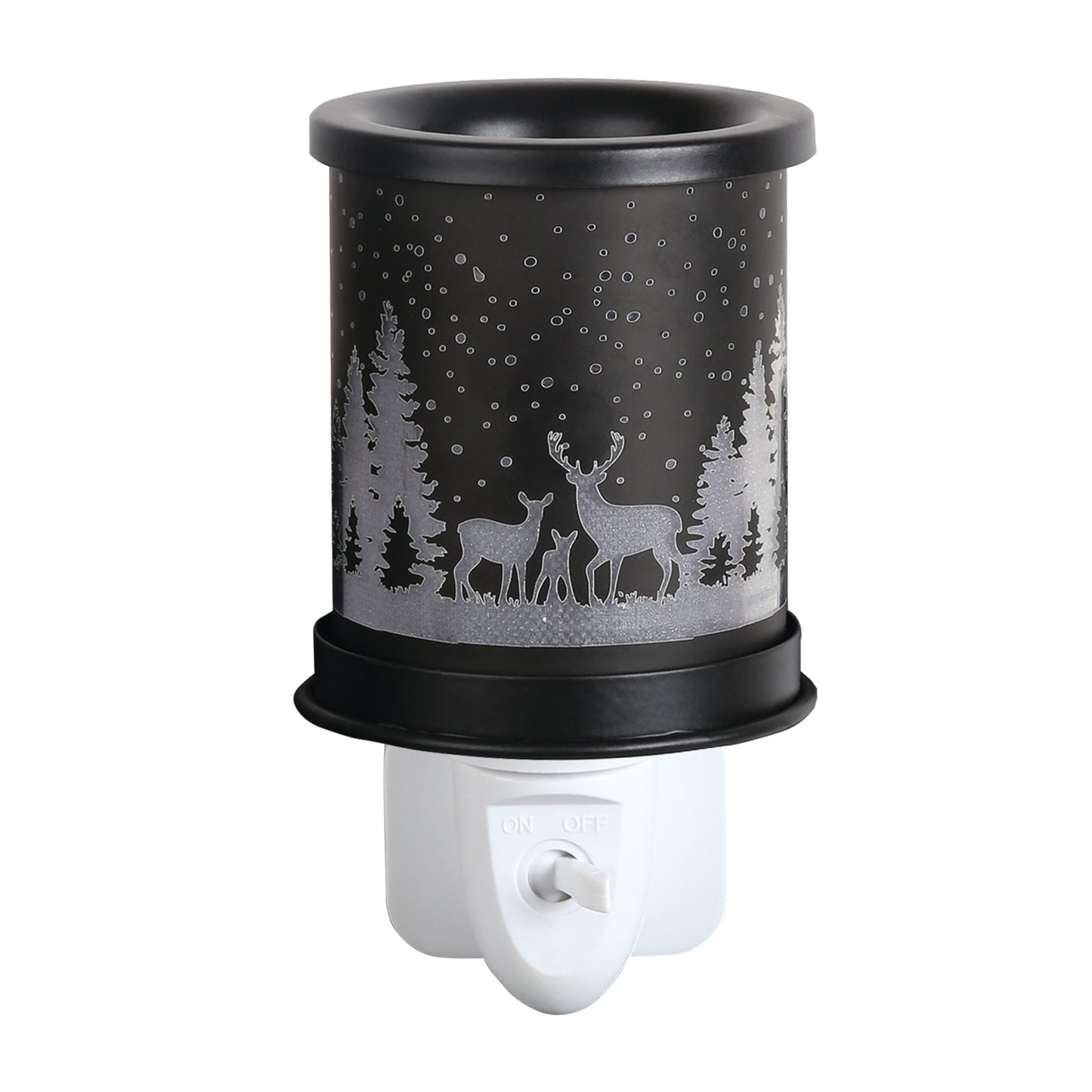 Plug In Wax Melter Silhouette Stag & Deer 13cm