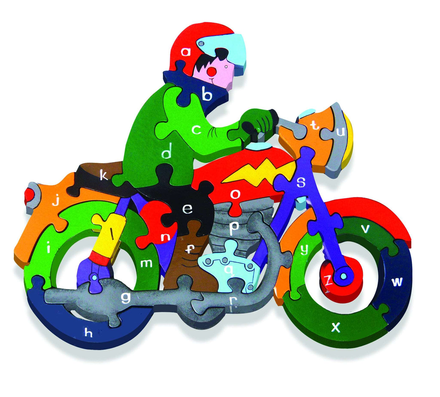 AJ Alphabet Motorbike