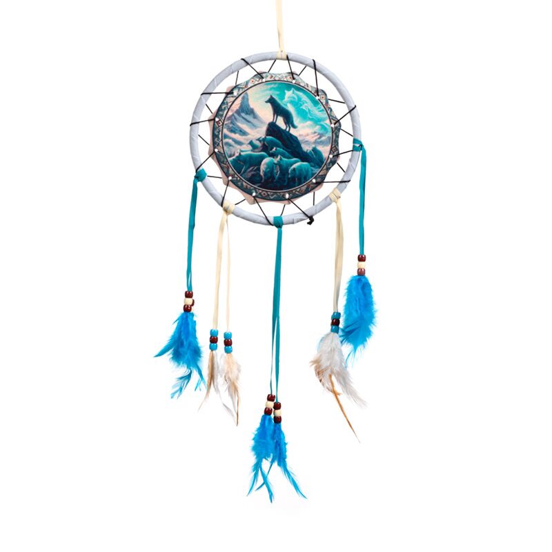 PK Spirit Wolf Pack Dreamcatcher 16cm