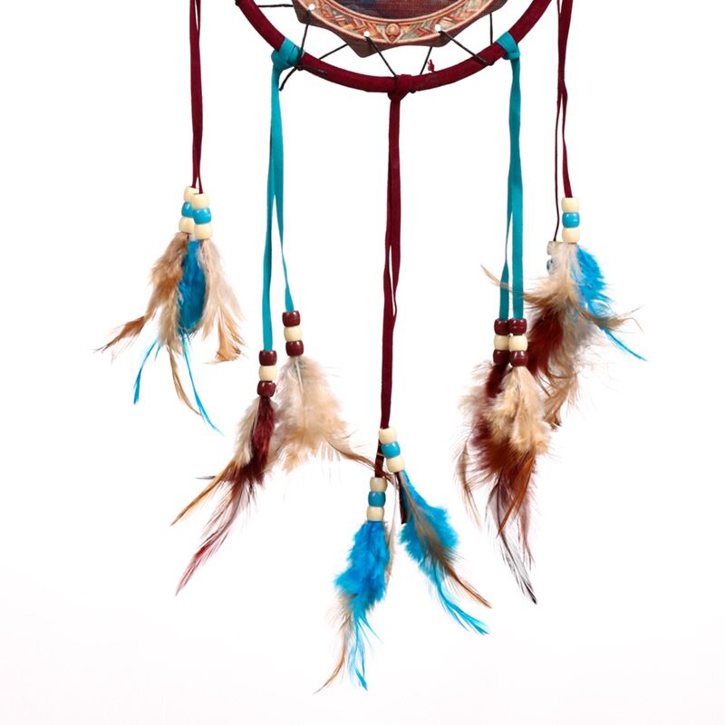 PK Mountain Wolf Dreamcatcher 16cm