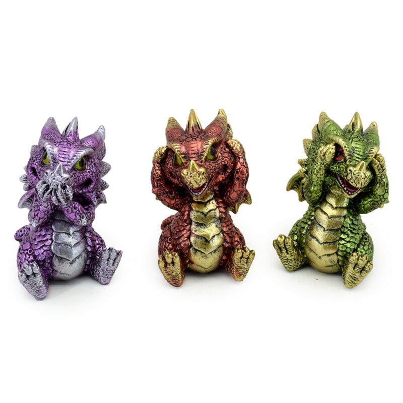 PK Baby Dragon Hear No Evil Set of 3*~