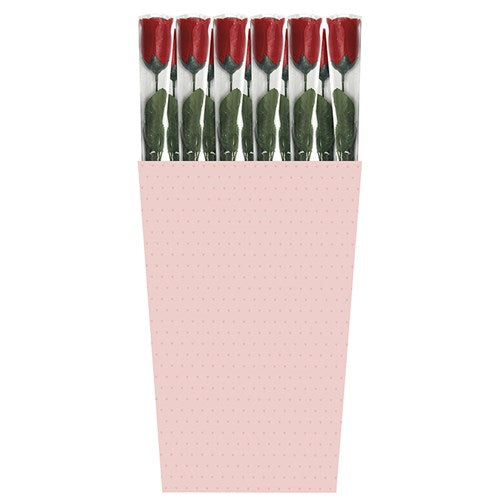 JD Single 45cm Red Rose In Acetate