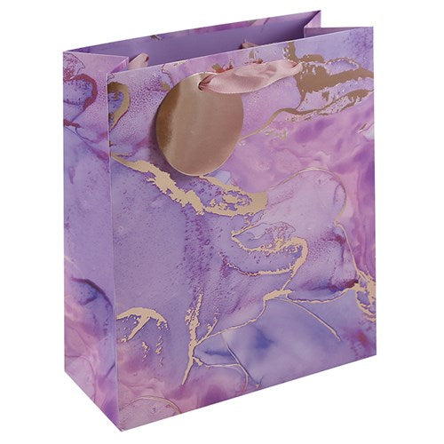 JD Pink Marble Gift Bag Med