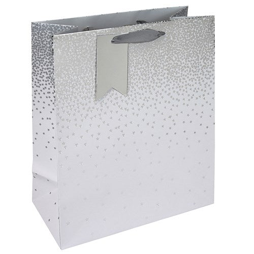 JD White Star Ombre Gift Bag Lrg