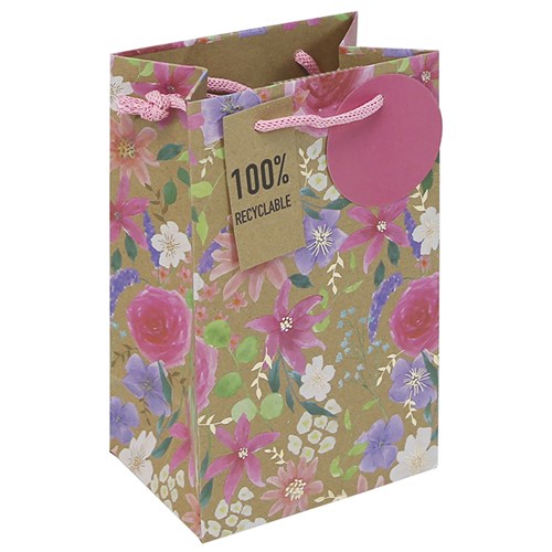 JD Floral Gift Bag Sml