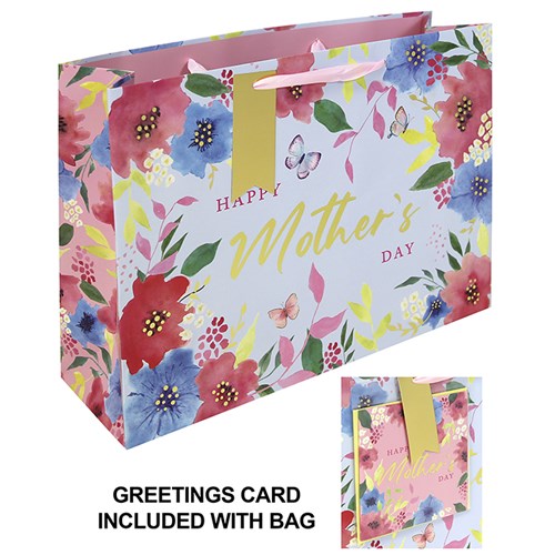 JD Mothers Day Gift Bag & Card Lrg
