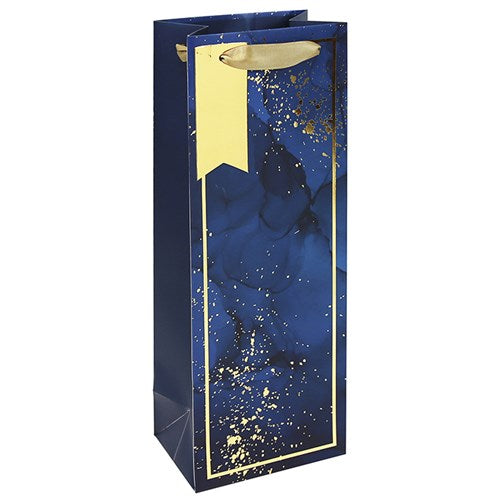 JD Blue Marble Gift Bag Bottle