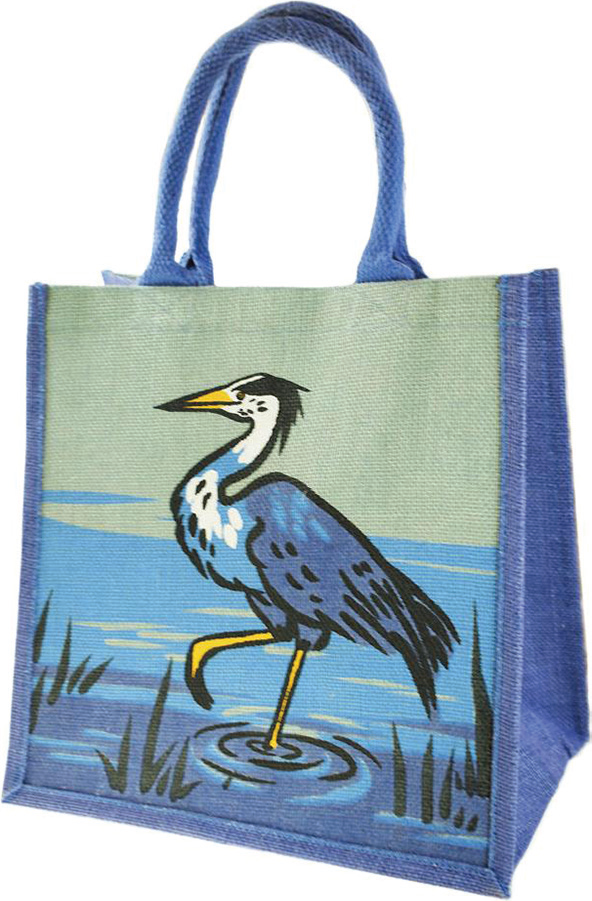 NC Fairtrade Jute Bag Heron
