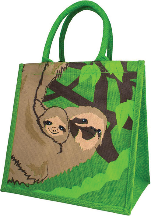 NC Fairtrade Jute Bag Sloth