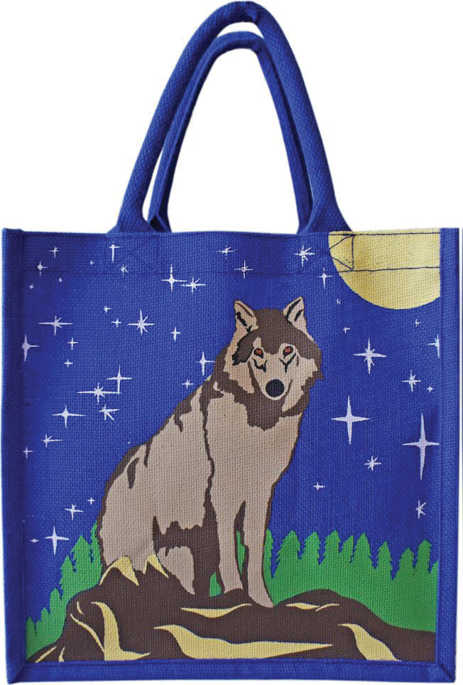 NC Fairtrade Jute Bag Wolf