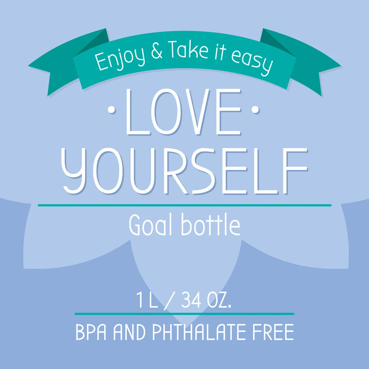 LEG Goal Bottle - Love Yourself Energy