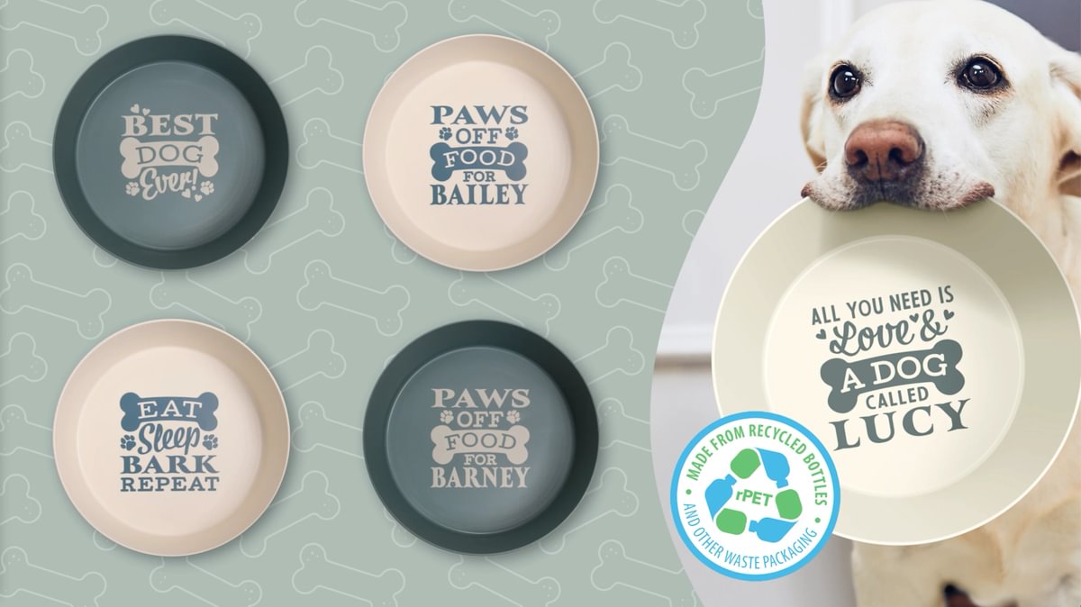 HH Dog Bowl - Eat, Sleep, Bark, Repeat
