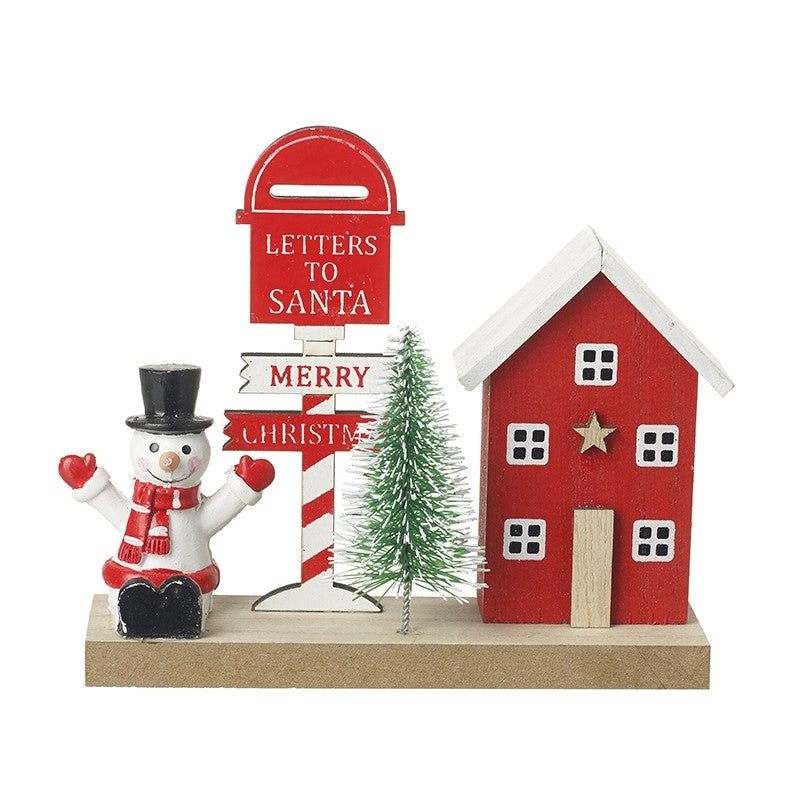 HS Letters To Santa Snowman House