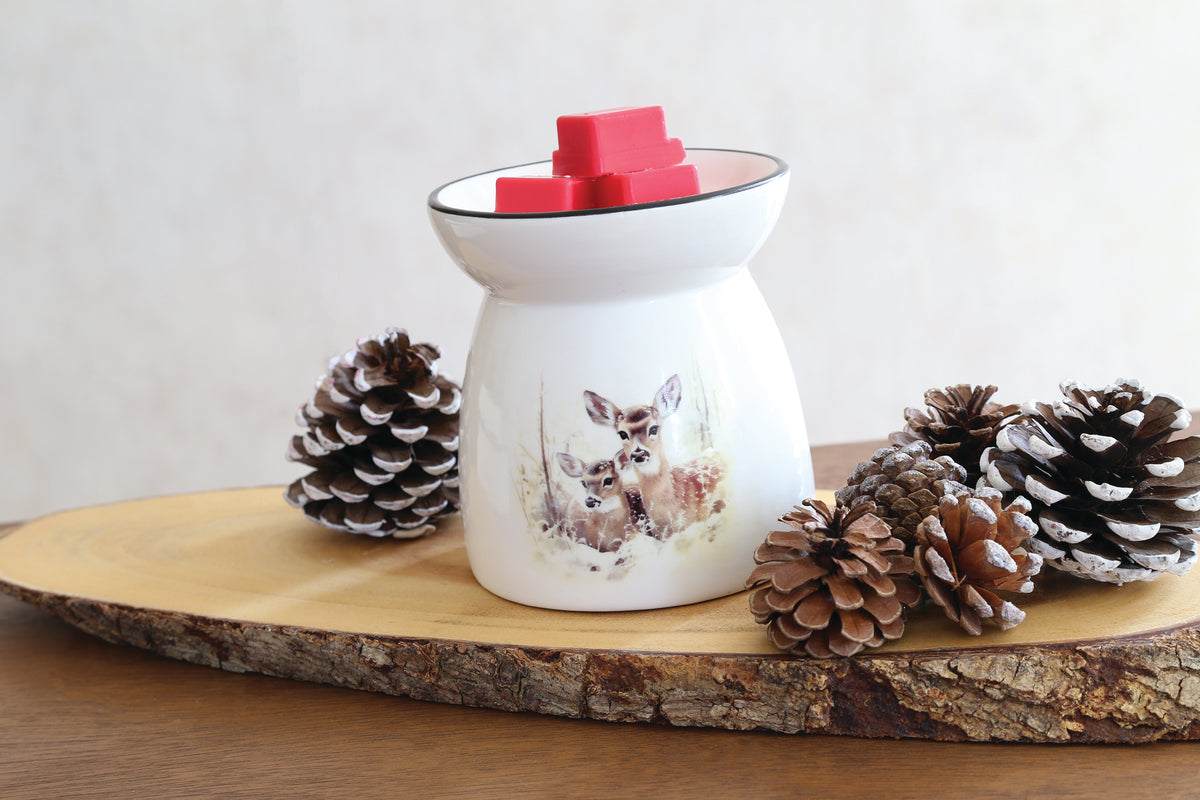 Deer Family Candle Melter 11cm