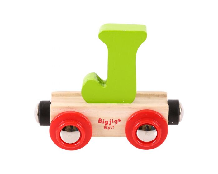 BJ Rail Name Letter J