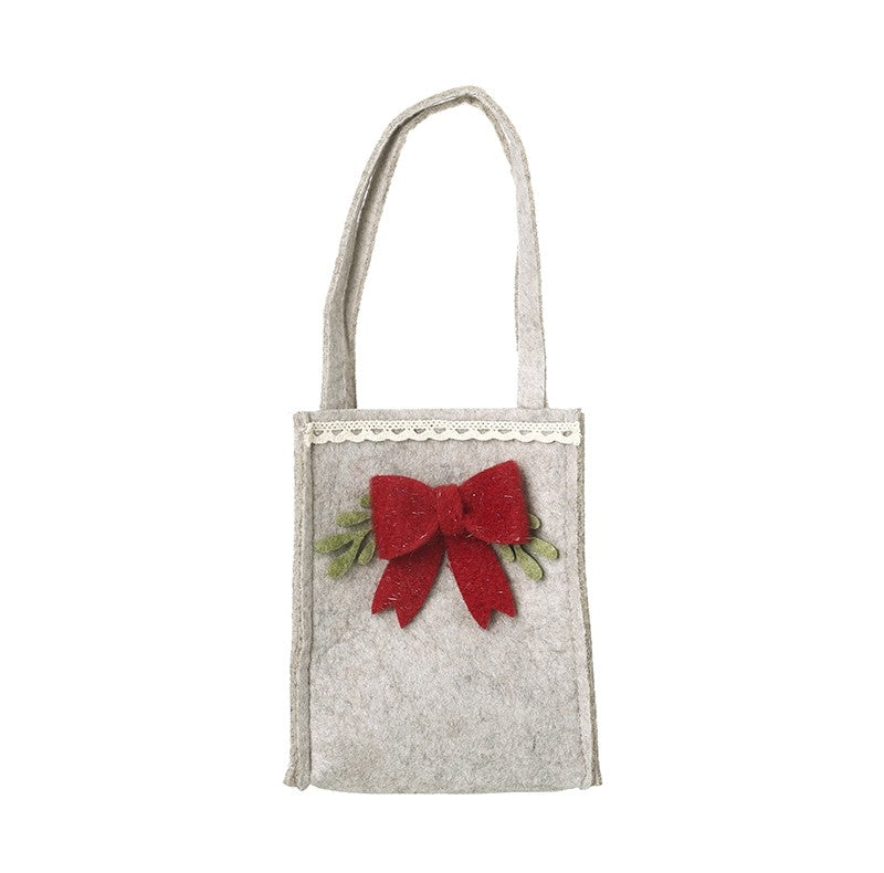 HS Felt Bag With Bow Small