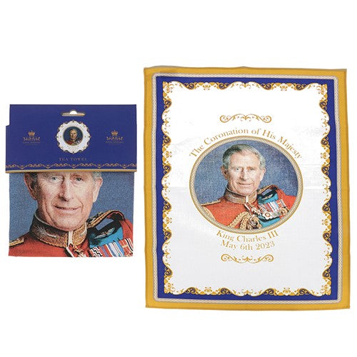 King Charles III Coronation Tea Towel