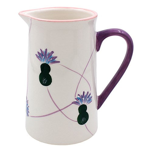 JD Flower Jug Thistle Medium