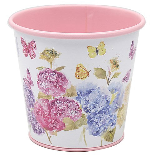 JD Butterfly Blossom Metal Planter Small
