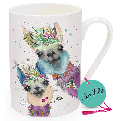 JD LoveLilly Llamas Mug