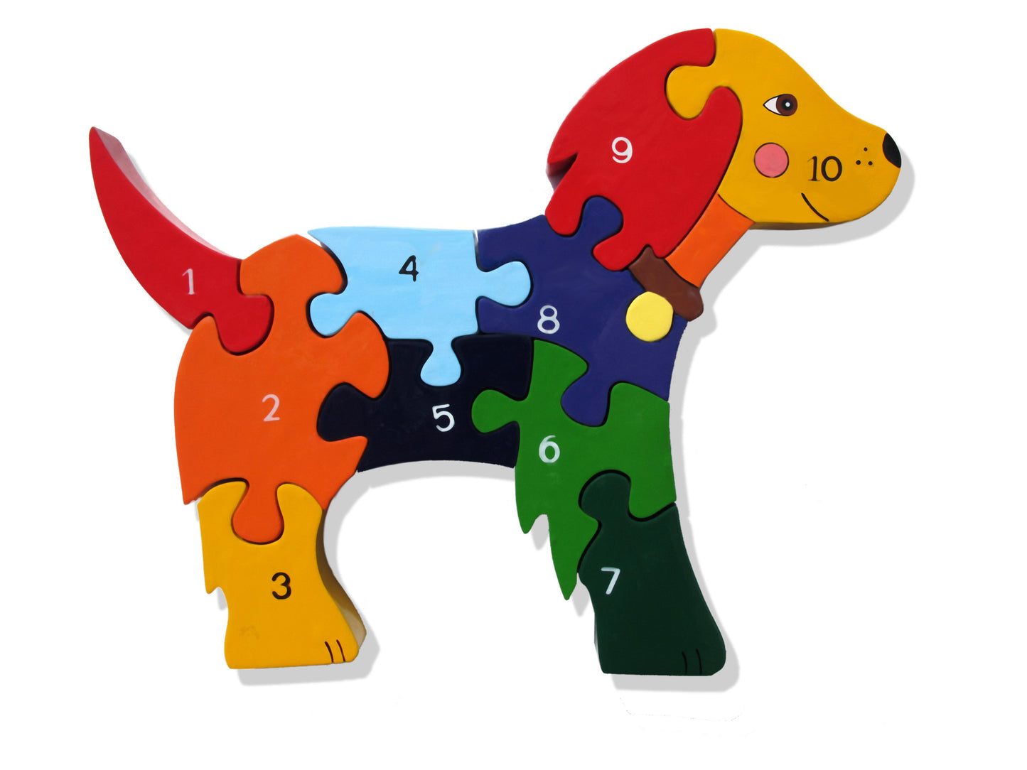AJ Number Dog Jigsaw