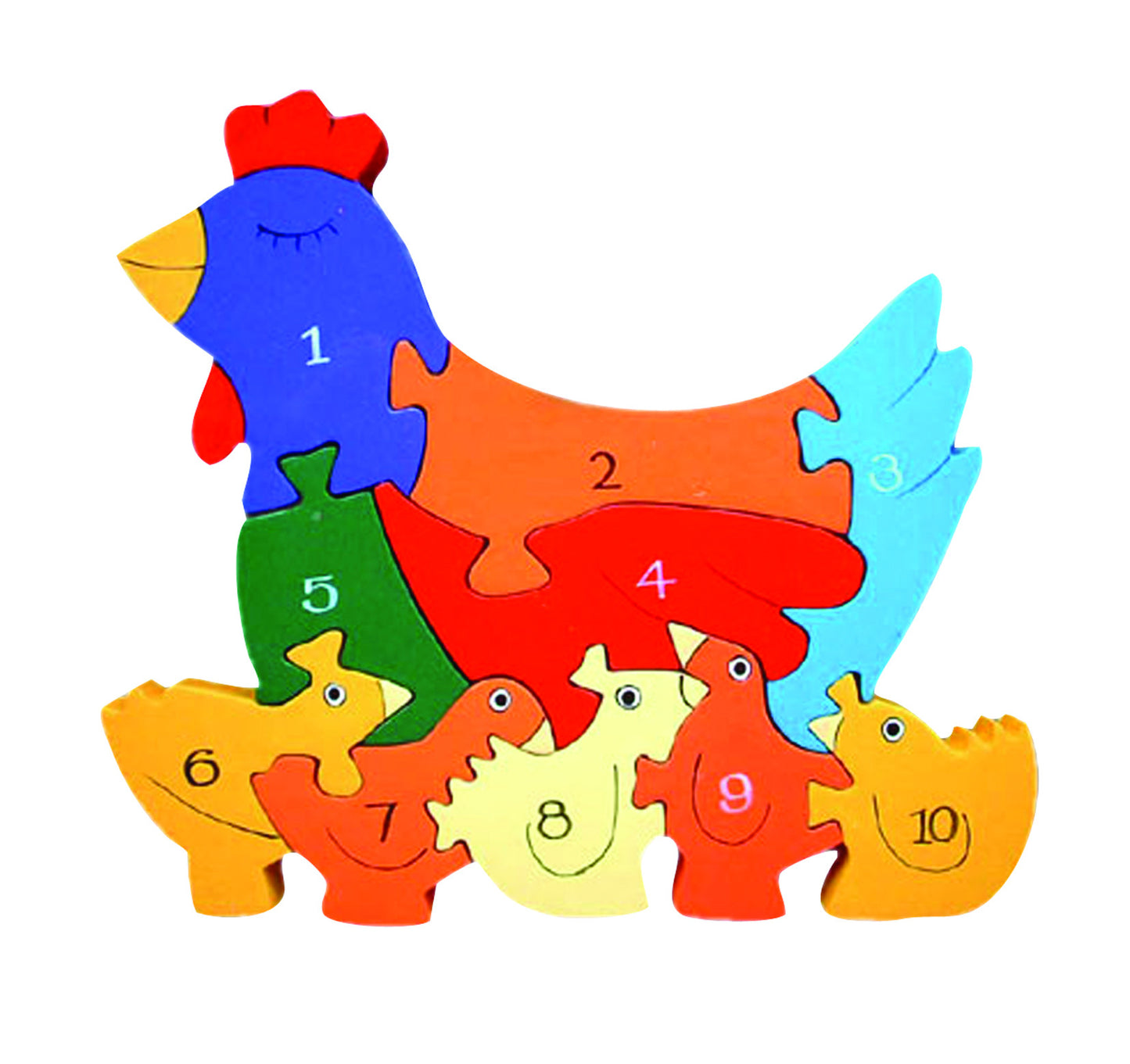 AJ Number Hen Jigsaw