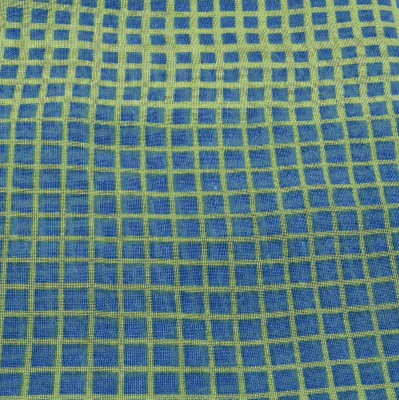 Scarf - Green Dot Matrix