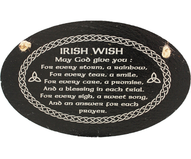 LA IRE Irish Wish Slate Craft