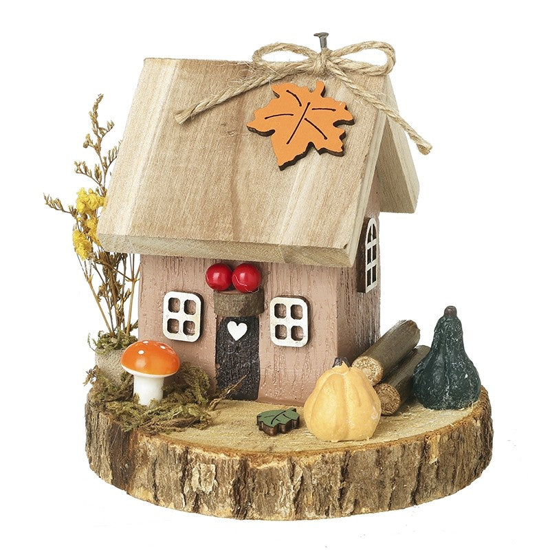 HS Autumnal House Scene Decoration