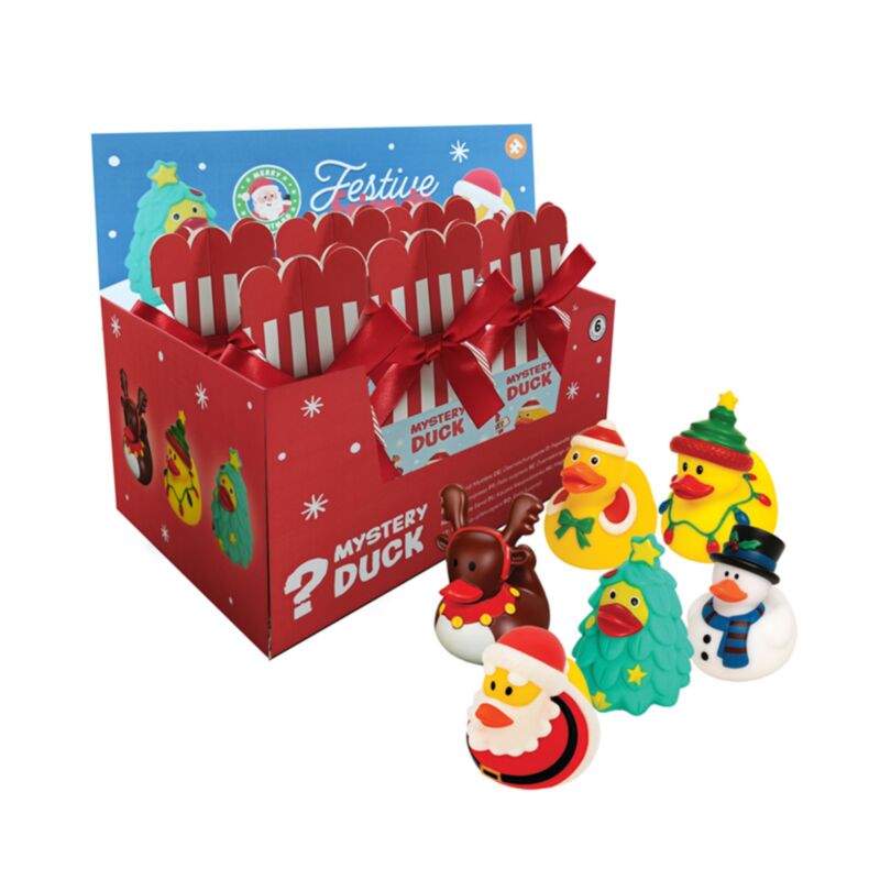 PK Mystery Festive Friends Christmas Duck Bath Time Toy Blind Box