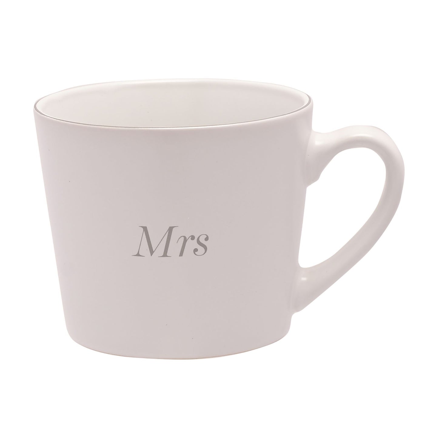 WDP Set Grey & White Mugs - Mr & Mrs