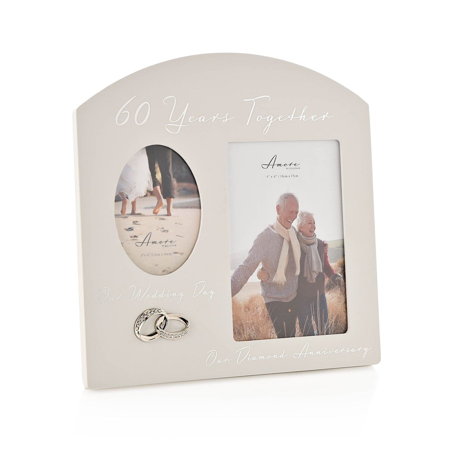 WDP Arched Double Frame - 60th Anniv
